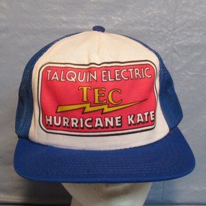 Vtg 1985 Talquin Electric Hurricane Kate Baseball Trucker Cap Hat  Unused